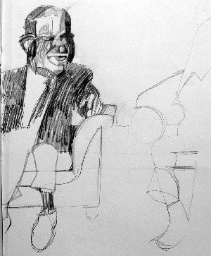 Scraps of Paper and Drawings For Paintings