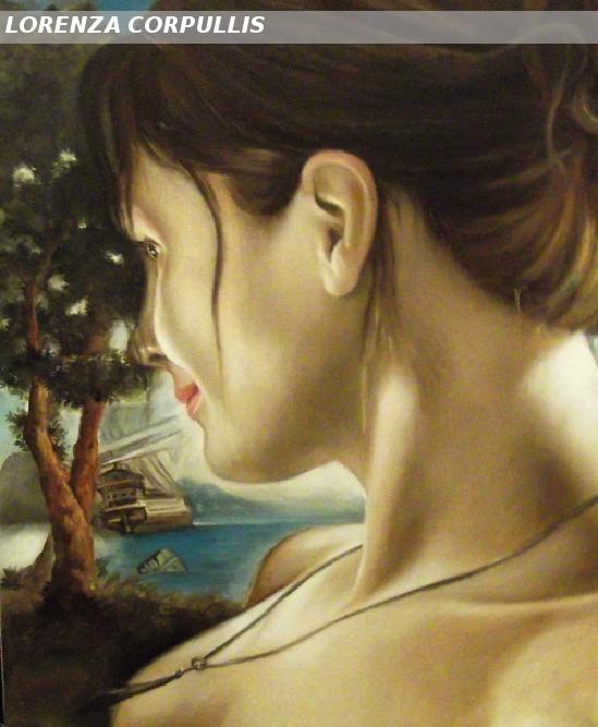 self-portrait on the sea shore